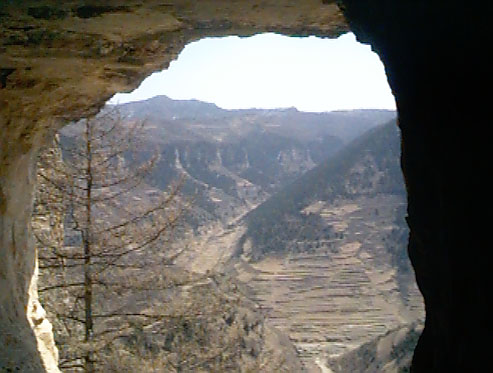 View from the tunnels