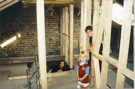view of loft area
